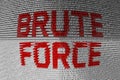 Brute force Royalty Free Stock Photo