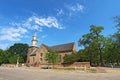 Bruton Parish Church on the edge of Colonial Williamsburg, Virginia