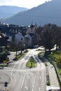 Bruttig-Fankel, Germany - 11 12 2020: Main street of Bruttig-Fankel in late autumn Royalty Free Stock Photo