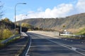 Bruttig-Fankel, Germany - 11 12 2020: Mosel bridge in autumn Royalty Free Stock Photo