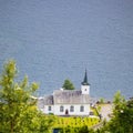 Bruvik Lutheran Church, island Osteroy Norway