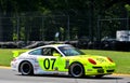 Bryan Sellers races the Porsche 997 Royalty Free Stock Photo