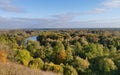 Scenic landscape of the Desna river in Bryansk