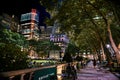 A Summer Night in Bryant Park - Manhattan, New York City Royalty Free Stock Photo