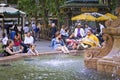 Bryant Park Fountain Royalty Free Stock Photo