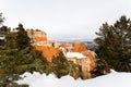 Bryce Canyon and Fresh Snowfall Royalty Free Stock Photo