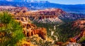 Bryce Canyon Hoodoo Scenic Peaceful Landscape National Park Royalty Free Stock Photo
