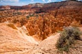 Looking Down at Bryce Canyon Hoodoos