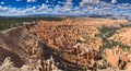 Bryce canyon inspiration point panorama Royalty Free Stock Photo