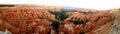 Bryce Canyon inspiration point panorama Royalty Free Stock Photo