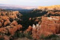 Bryce Canyon landscape at sunset