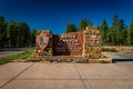 Bryce Canyon National Park Entrance Sign Royalty Free Stock Photo