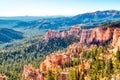 Bryce Canyon National Park during a Sunny Day, View from Farview Point, Utah Royalty Free Stock Photo