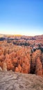 Bryce Canyon National Park Sunrise point in Garfield County ,Utah Royalty Free Stock Photo