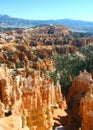 Bryce Canyon in a blue sky Royalty Free Stock Photo