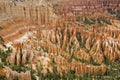 Bryce Canyon National Park in Utah - A giant natural amphitheaters - View from Inspiration Point Royalty Free Stock Photo