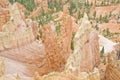 Bryce Canyon National Park in Utah - A giant natural amphitheaters - View from Sunrise Point Royalty Free Stock Photo