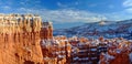 Bryce canyon panorama Royalty Free Stock Photo