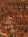 Bryce canyon rock formations Royalty Free Stock Photo