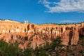 Bryce Canyon - Scenic view of hoodoo sandstone rock formation towers on Queens Garden trail in Bryce Canyon National Park, Utah