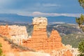 Bryce Canyon - Scenic view of Scarlet Plateau seen from Agua Canyon Overlook at Bryce Canyon National Park, Utah, USA Royalty Free Stock Photo