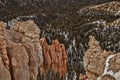 Bryce Canyon Snow Royalty Free Stock Photo