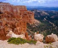 Bryce Canyon in the spring Royalty Free Stock Photo