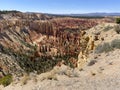 Bryce Canyon View from Upper Inspiration Point Royalty Free Stock Photo
