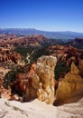 Bryce Point Canyon Aerial View. Vertical Royalty Free Stock Photo