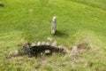 Bryn Celli Ddu megalithic mound in wales