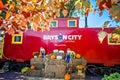 Bryson city, NC October 23, 2016 - Great Smoky Mountains Train r Royalty Free Stock Photo