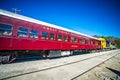 Bryson city, NC October 23, 2016 - Great Smoky Mountains Train r Royalty Free Stock Photo