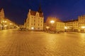 Brzeg City Hall Royalty Free Stock Photo