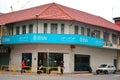 BSN (Bank Simpanan Nasional) Facade in Kota Kinabalu, Malaysia Royalty Free Stock Photo