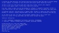 BSOD funny fake blue plain