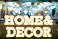 Bstract blurred furniture home decor shopping expo background