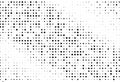 Abstract monochrome halftone pattern. Futuristic panel. Grunge dotted backdrop with circles, dots, point.