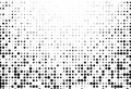 Abstract monochrome halftone pattern. Futuristic panel. Grunge dotted backdrop with circles, dots, point.