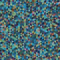 Bstract Geometric Seamless Pattern of Colored Triangles.