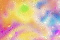 ÃÂbstract image of oil and water bubbles of various colors. Colorful artistic image of oil drop on water for modern and creation Royalty Free Stock Photo