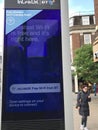 BT billboard at the street of London