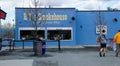 BT's Barbecue Smokehouse stand at Polar Park ballfield, Worcester ma