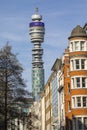 BT Tower in London Royalty Free Stock Photo