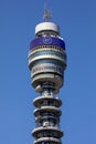 BT Tower in London, UK Royalty Free Stock Photo