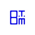 BTM letter logo creative design with vector graphic, BTM Royalty Free Stock Photo