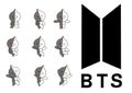 BTS icon illustrations fanart