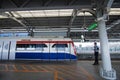 BTS skytrain at Bangna Station Royalty Free Stock Photo