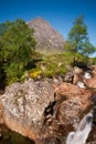 Buachaille Etive Mor in the Glencoe valley Royalty Free Stock Photo