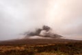 Buachaille Etive MÃÂ²r mountain covered in clouds