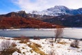 Bubal reservoir in Gallego river in Tena valley Huesca